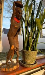 Tropisch hardhout beeld moeder kind Afrika, Antiek en Kunst, Kunst | Beelden en Houtsnijwerken, Ophalen