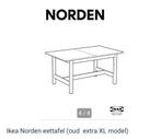 Norden XL IKEA eettafel oud model, Huis en Inrichting, Tafels | Eettafels, 200 cm of meer, Gebruikt, Rechthoekig, Ophalen of Verzenden