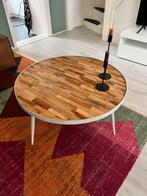 Salontafel Woood 74,5cm rond, Huis en Inrichting, Tafels | Salontafels, Ophalen, Gebruikt, Rond, 50 tot 100 cm