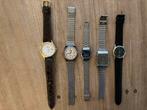 Diverse vintage horloges. Commodoor, Pulsar en Castle, Ophalen of Verzenden, Gebruikt, Staal, Overige merken