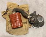 Brits gasmasker zeer compleet - 1941/1942, Verzamelen, Militaria | Tweede Wereldoorlog, Ophalen of Verzenden, Landmacht, Engeland