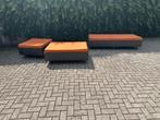 Loungebank / Chillbank voor Binnen of Buiten, Tuin en Terras, Ophalen, Gebruikt, 3 zitplaatsen, Loungeset