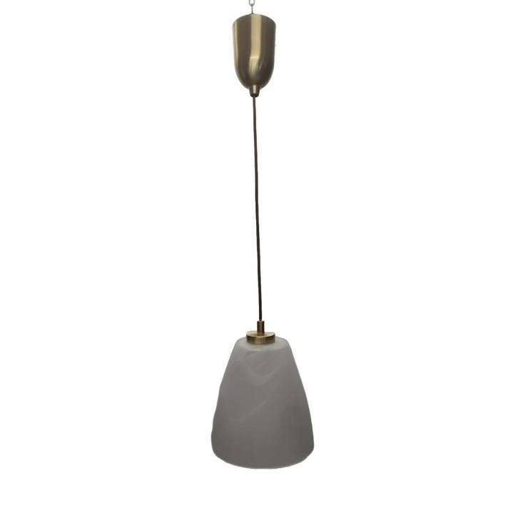 Design hanglamp van Fischer Leuchten, Huis en Inrichting, Lampen | Hanglampen, Zo goed als nieuw, Minder dan 50 cm, Glas, Ophalen of Verzenden