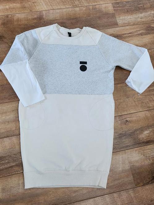 Trui v. 10 Days, maat 0. Valt oversized. Grijs, wit en crème, Kleding | Dames, Truien en Vesten, Zo goed als nieuw, Maat 36 (S)