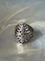 Mooie oude zilveren ring, Sieraden, Tassen en Uiterlijk, Antieke sieraden, Ophalen of Verzenden, Zilver, Ring