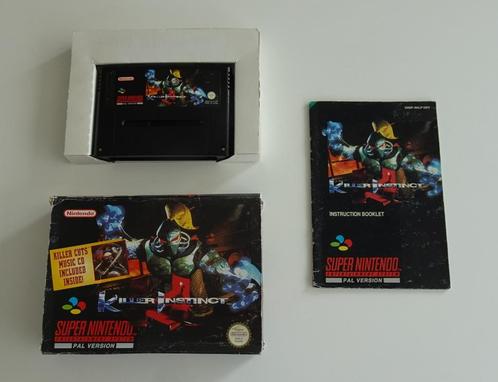 Killer Instinct voor Super Nintendo, Spelcomputers en Games, Games | Nintendo Super NES, Zo goed als nieuw, Ophalen
