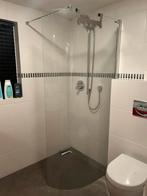 Inloopdouche met afgeronde douchewand 85cm, Ophalen