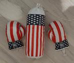 Boksset USA voor kids - bokshandschoenen en boksbal, Ophalen of Verzenden