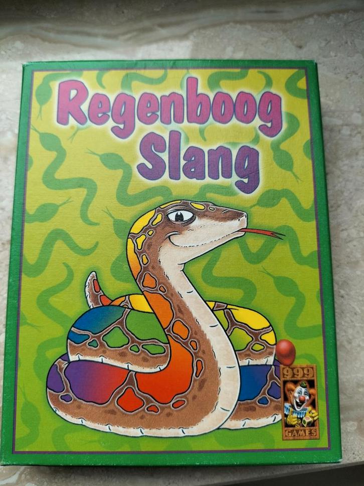 Regenboog Slang - 999 Games, Hobby en Vrije tijd, Gezelschapsspellen | Bordspellen, Gebruikt, Een of twee spelers, Drie of vier spelers