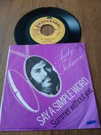 VINYL SINGLE   ANDY TIELMAN  1971, Ophalen of Verzenden, Zo goed als nieuw, Pop, Single