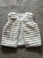 Witte Fluffy Bodywarmer 12-18m - Nieuw!, Kinderen en Baby's, Babykleding | Maat 80, Ophalen of Verzenden, Nieuw, Meisje, Jasje