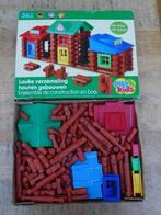 Play'n Kids houten bouwstenen 150-delig huisjes bouwen, Ophalen of Verzenden, Zo goed als nieuw, Overige merken