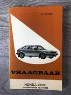 Vraagbaak Honda Civic 1979-1983 P.H. Olving, Ophalen of Verzenden