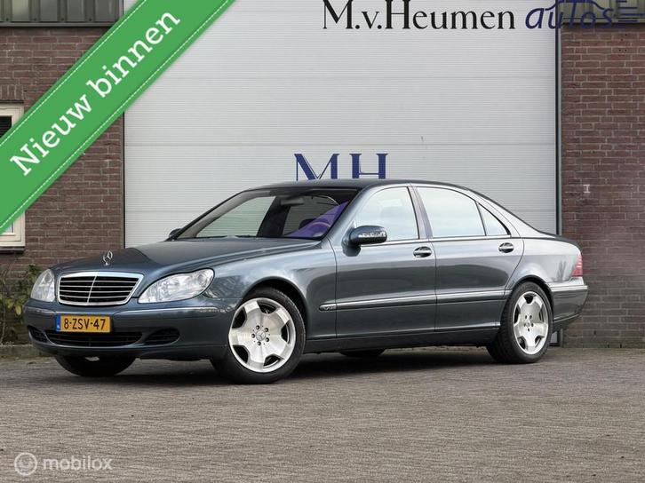 Mercedes S-klasse 600 Lang V12Biturbo 500PK Stoelkoel/verwar, Auto's, Mercedes-Benz, Bedrijf, Te koop, S-Klasse, ABS, Airbags