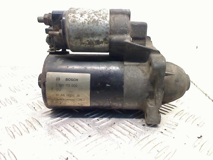 Startmotor van een Ford Escort, Auto-onderdelen, Motor en Toebehoren, Ford, Gebruikt, 3 maanden garantie, Ophalen of Verzenden