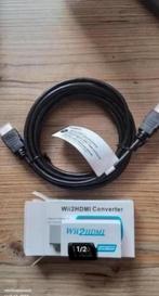 Nieuwe Nintendo Wii - Wii2hdmi converter met HDMI kabel (3m), Spelcomputers en Games, Muziek, Nieuw, Ophalen of Verzenden, 3 spelers of meer
