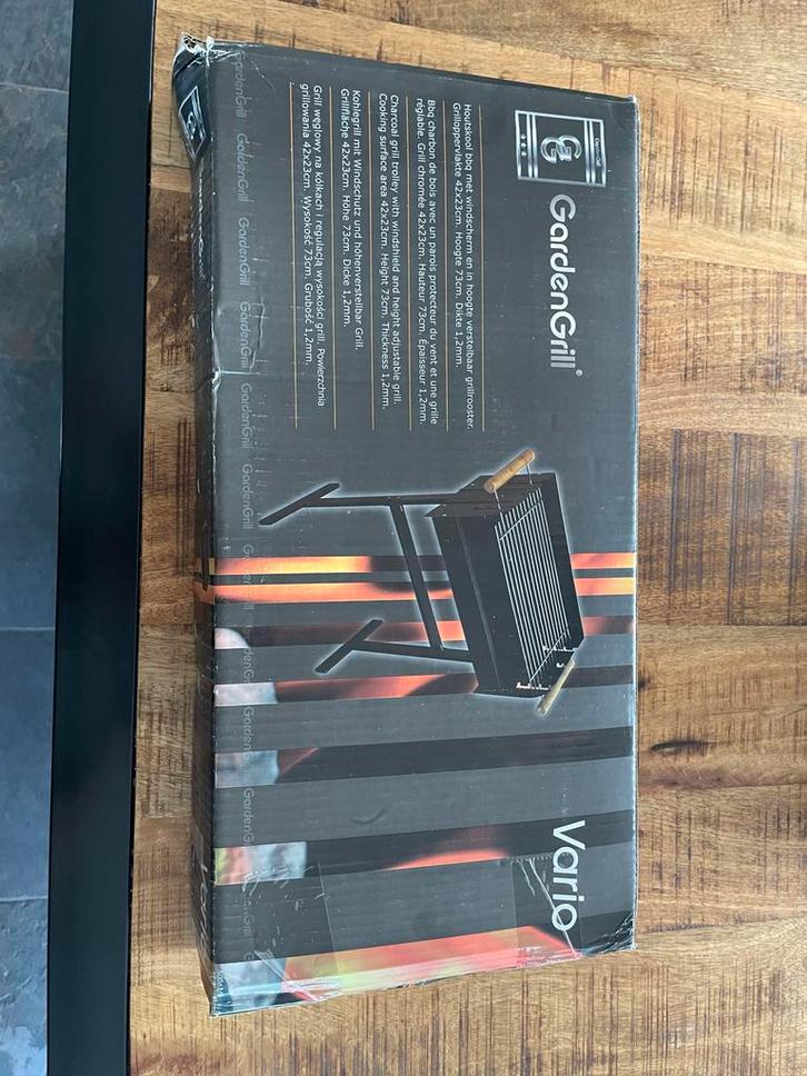 Garden Grill Vario Houtskoolbarbecue - Nieuw, Tuin en Terras, Barbecue-accessoires, Nieuw, Ophalen