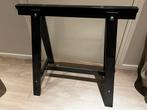 Zwarte IKEA schragen, Ophalen, Tafelpoot, Gebruikt, Minder dan 50 cm