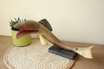 Vintage vis uit koehoorn, Ophalen of Verzenden, Gebruikt, Overige soorten, Beeldje of Figuurtje