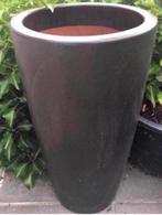 Hoge bloempot 72/39cm terracotta antraciet grijs vorstbest, Tuin en Terras, Bloempotten, 25 tot 40 cm, Gebruikt, Rond, Terracotta