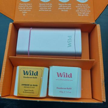 Nieuw Wild Deo case met 2 navullingen beschikbaar voor biedingen