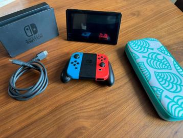 Nintendo Switch  + Animal Crossing Case + 128GB SD Card beschikbaar voor biedingen