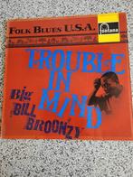 Big Bill Broonzy-Trouble in mind- Fontana 1964, Cd's en Dvd's, Vinyl | Jazz en Blues, Gebruikt, Verzenden, 1940 tot 1960, 12 inch