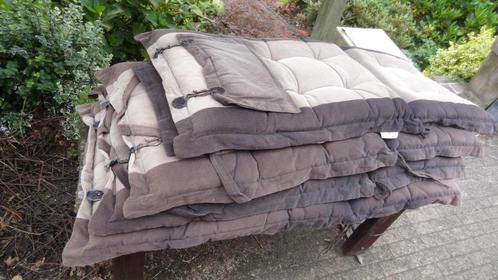 4 Tuinstoelkussens, Tuin en Terras, Tuinmeubel-accessoires, Gebruikt, Ophalen