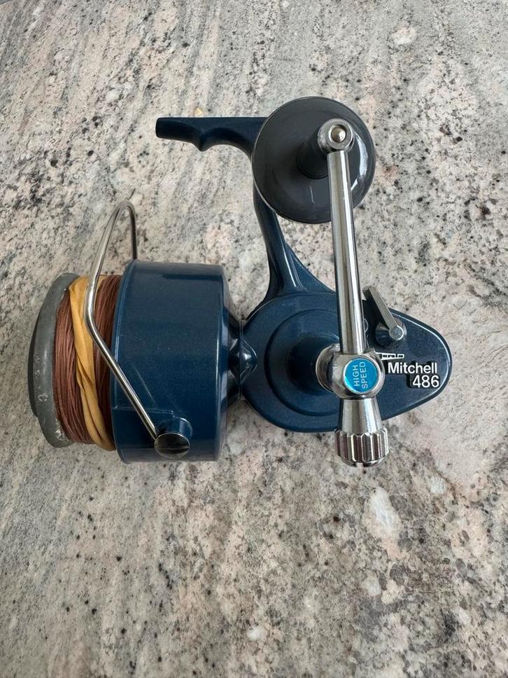 Vintage Mitchell 486 Zoutwater Vis Molen, Watersport en Boten, Hengelsport | Algemeen, Zo goed als nieuw, Molen, Ophalen of Verzenden