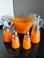 Olie peper zout azijn en slakom, Antiek en Kunst, Antiek | Glas en Kristal, Ophalen