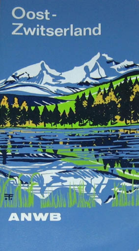 Oost-Zwitserland (ANWB),, Boeken, Reisgidsen, Zo goed als nieuw, Fiets- of Wandelgids, Europa, ANWB, Ophalen of Verzenden