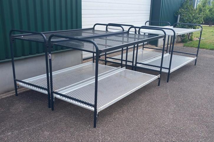 Stapelbedden, Huis en Inrichting, Slaapkamer | Stapelbedden en Hoogslapers, Gebruikt, Stapelbed, 80 cm, 210 cm, Eenpersoons, Ophalen
