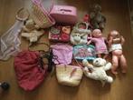 Mooie poppen knuffels en tasjes., Ophalen of Verzenden, Zo goed als nieuw, Babypop