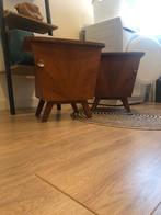Mooie vintage nachtkastjes set, Antiek en Kunst, Ophalen of Verzenden