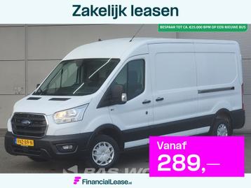 Ford Transit 105pk L4H3 Dubbele Schuifdeur Airco Cruise Park beschikbaar voor biedingen
