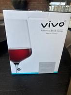 12 Vivo Rode Wijn Glazen Kristal, Glas of Glazen, Nieuw, Ophalen of Verzenden, Glas