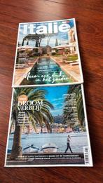 2 magazines Italie, Europa, Reisgids of -boek, Ophalen, Gelezen