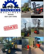 Gezocht heftrucks machines tractoren, Zakelijke goederen, Machines en Bouw | Heftrucks en Intern transport, 1000 tot 2000 kg, Ophalen of Verzenden