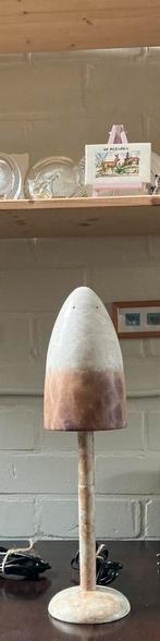 Vintage mushroom lamp albast. Paddestoellamp 🍄💡, Huis en Inrichting, Ophalen of Verzenden, Zo goed als nieuw, Minder dan 50 cm