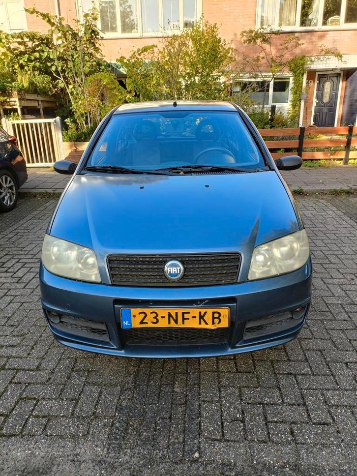 Fiat Punto 1.2 3DR 2003 Blauw, Auto's, Fiat, Particulier, Punto, Airbags, Elektrische ramen, Mistlampen, Radio, Benzine, B, Hatchback