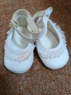 Wit leren baby schoentjes, Antiek en Kunst, Antiek | Kleding en Accessoires, Ophalen of Verzenden
