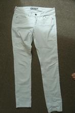 Dames lange witte broek maat 32 Eksept, Lang, Maat 38/40 (M), Wit, Zo goed als nieuw
