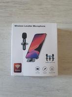 Draadloze Lavalier Microfoon iPhone - Nieuw in Doos, Ophalen of Verzenden, Nieuw, Overige typen, Draadloos