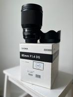 Sigma 85mm 1.4 Art DG voor Canon, Audio, Tv en Foto, Fotografie | Lenzen en Objectieven, Ophalen of Verzenden, Zo goed als nieuw