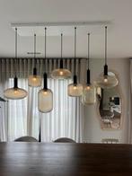Retro hanglamp maloto lucide amber glazen hotel chique glas, Huis en Inrichting, Lampen | Hanglampen, Ophalen, Zo goed als nieuw
