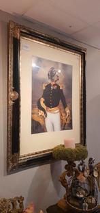 Prachtige Baroque lijst met hond in uniform., Ophalen