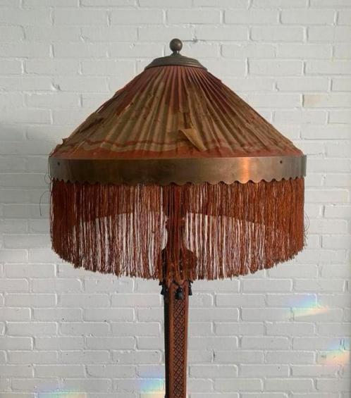 Lamp schitterende art deco art nouveau vloerlamp jaren 30., Antiek en Kunst, Antiek | Lampen, Ophalen of Verzenden