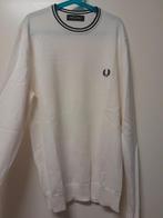 Fred Perry White Long Sleeve Shirt Maat S, Halswijdte 38 (S) of kleiner, Wit, Ophalen of Verzenden, Zo goed als nieuw