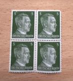 WO2 DUITS Blokje 4 AH zegels 5 pfg groen, Verzenden, Overige soorten, Duitsland, Overige typen