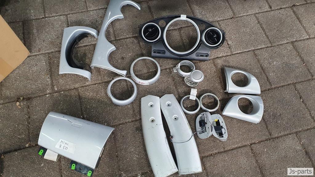 Interieur sierlijsten set grijs Mini Cooper R50, Auto-onderdelen, Ophalen of Verzenden, Gebruikt, Mini